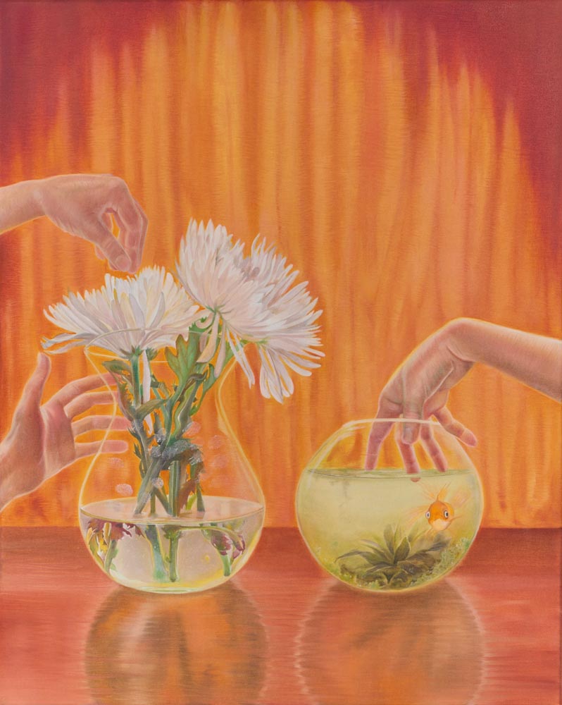 ELIZABETHBERGELAND_WAITINGFORTHEGOLDFISHTODIE_OILONCANVAS-1