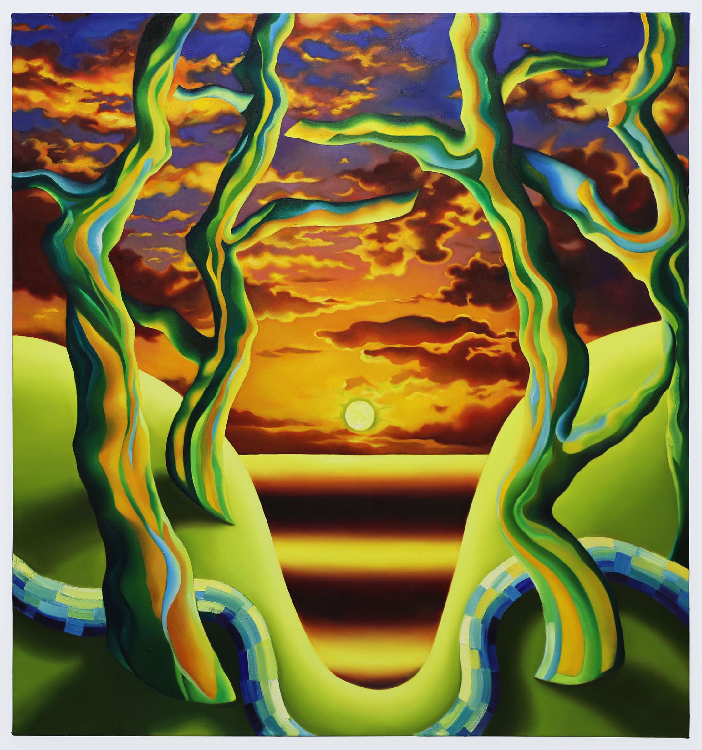 Qin-Tan_Destiny_Acrylic-and-Oil-on-Canvas-55x-62-inches